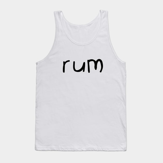 Happy Rum Tank Top by PsychicCat